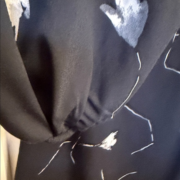 a new day Black Dress with White Floral Design - Picture 4 of 9